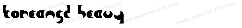 KoreanGD Heavy字体转换